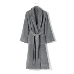 Халат махровий з аеро бавовни Casual Avenue M, Сірий