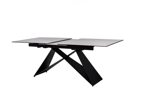 Стол обеденный TML-880 Бруно белый мрамор + черный - фото 12
