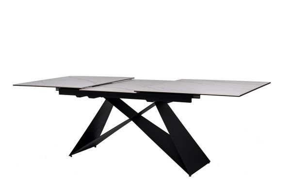 Стол обеденный TML-880 Бруно белый мрамор + черный - фото 15