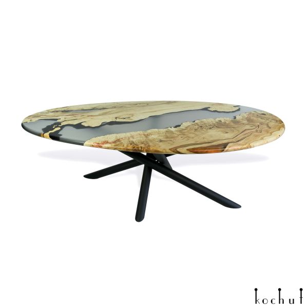 Фенікс — обідній стіл з дерева та епоксидної смоли - фото 5