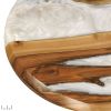 Платинум — журнальний столик з дерева та епоксидної смоли - фото 5