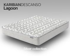 матрац Karibian Descanso, LAGOON, 160 x 200, ортопедичний, безпружинний ( Silver Collection ) країна виробник Іспанія
