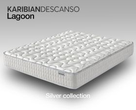 матрац ортопедичний, Karibian Descanso, LAGOON, 160 x 200, безпружинний ( Silver Collection ) країна виробник Іспанія