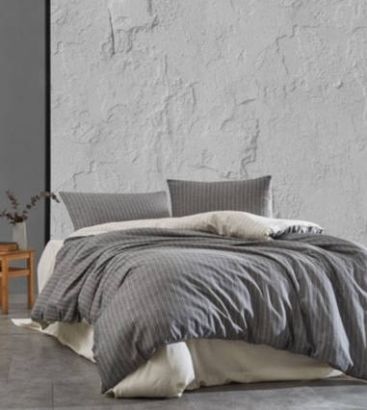 Набор постельного белья Laura Home Roma 160х220 Полуторный Антрацит