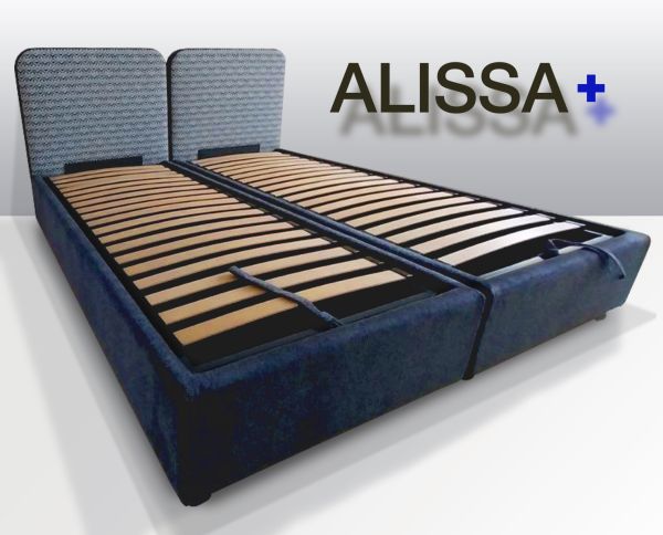 1 NEW 2024! ліжко ALISSA, односпальне з підйомним механізмом, спальне місце 90 х 200 - фото 3