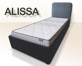 1 NEW 2024 ліжко ALISSA односпальне з підйомним механізмом спальне місце 90 х 200