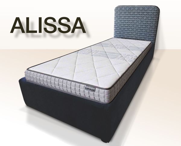 1 NEW 2024! ліжко ALISSA, односпальне з підйомним механізмом, спальне місце 90 х 200 - фото 4