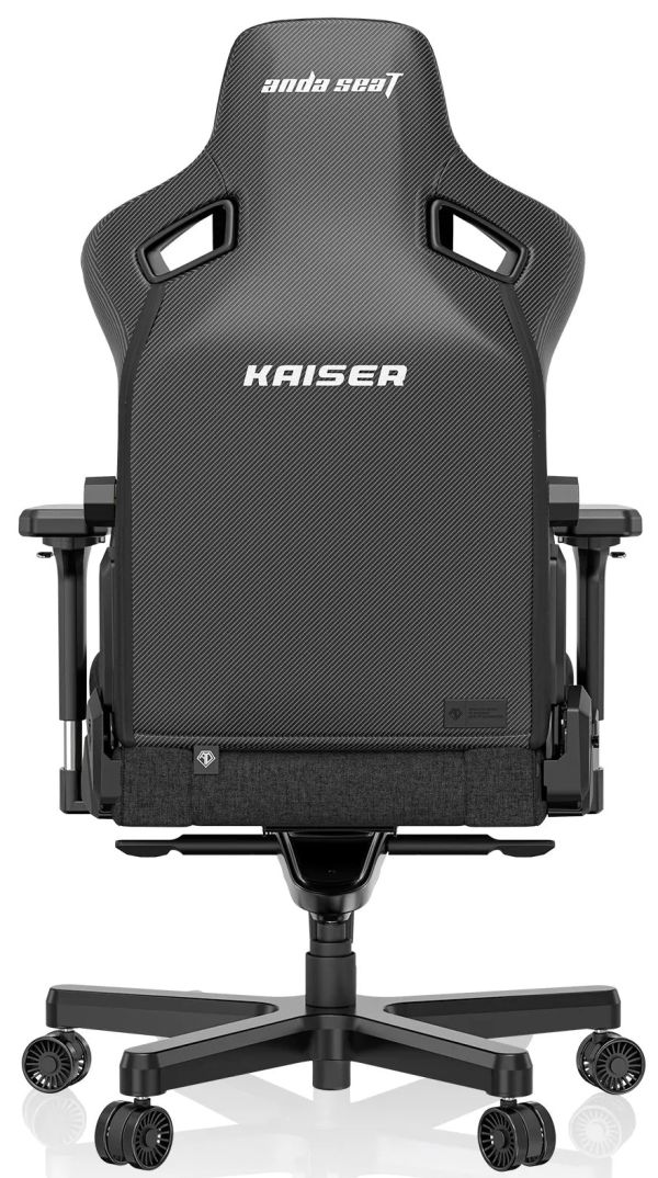 Кресло геймерское Anda Seat Kaiser 3 Size XL Black Fabric (AD12YDC-XL-01-B-CF) - фото 5