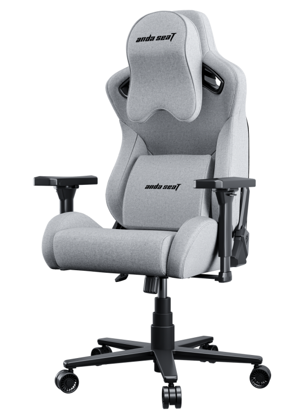 Кресло геймерское AndaSeat Kaiser Frontier XL Grey fabric (AD12YXL-17-G-F) - фото 3