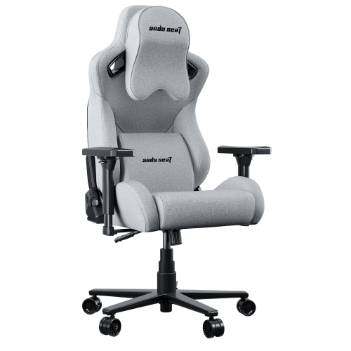 Кресло геймерское AndaSeat Kaiser Frontier XL Grey fabric (AD12YXL-17-G-F) - фото 2