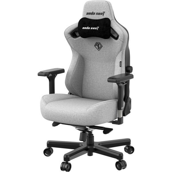 Кресло геймерское Anda Seat Kaiser 3 Size L Grey Fabric (AD12YDC-L-01-G-PV/F)