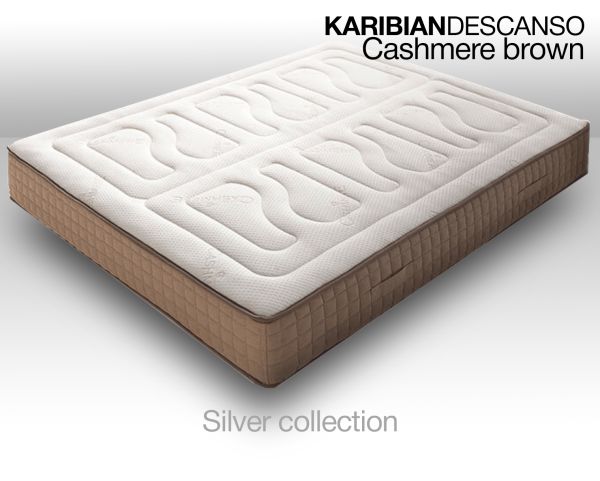 матрац Karibian Descanso, Cashmere Brown, 160 x 200, ортопедичний, безпружинний ( Silver Collection ) крїна виробник Іспанія - фото 4