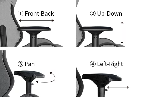 Кресло геймерское Anda Seat Kaiser Frontier XL Black (AD12YXL-17-B-PV) - фото 8