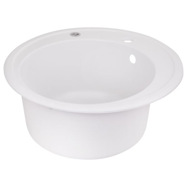 Кухонна мийка Lidz D510/200 WHI-01 (LIDZWHI01D510200) - фото 7