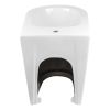 Біде підлогове Qtap Stork Swan 560х360х410 White QT15443378W - фото 4