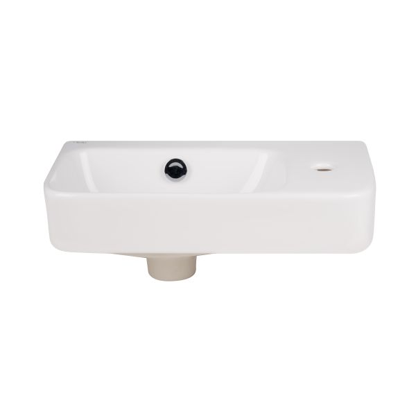 Раковина Qtap Tern 450х260х155 White з донним клапаном QT17115117RW - фото 3