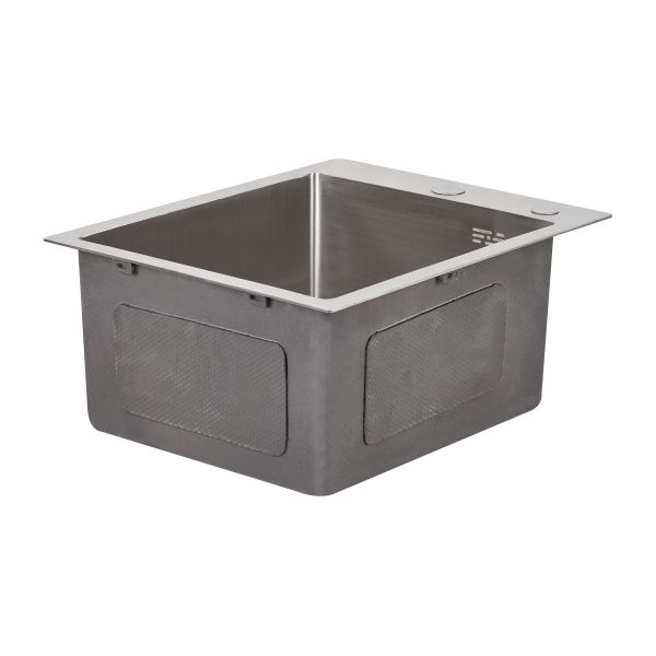 Мийка для кухні інтегрована Lidz Handmade H4050 LDH4050BRU39258 Brushed Steel 3 0 1 0 мм - фото 4