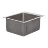 Мийка для кухні інтегрована Lidz Handmade H4050 (LDH4050BRU39258) Brushed Steel 3,0/1,0 мм - фото 4