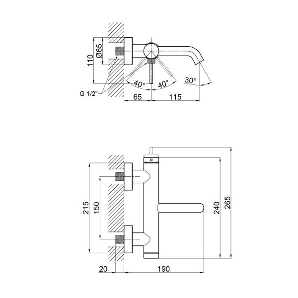 Змішувач для ванни Qtap Robin QTROB3060102C Chrome - фото 2