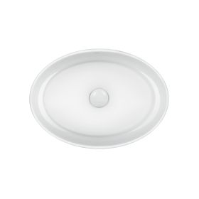 Раковина чаша Qtap Kolibri 500x360x140 White з донним клапаном QT10113054W