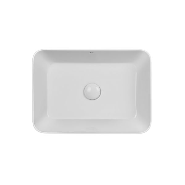 Раковина чаша Qtap Virgo 490х350х110 White з донним клапаном QT18112261W