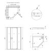 Набір Qtap душова кабіна Scorpio BLA10995 AC6 Clear 2120x900x900 мм піддон Diamond 309912 90x90x12 см з сифоном - фото 2