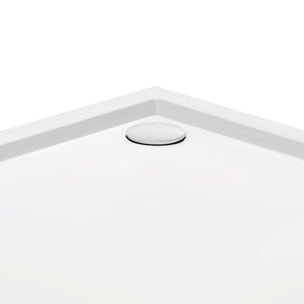 Душовий піддон Qtap Tern 301112 100x100x12 см сифон - фото 4