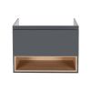 Тумба підвісна Qtap Robin 800х580х500 GRAPHITE/WHITISH OAK QT1374TPВ8002NGWO