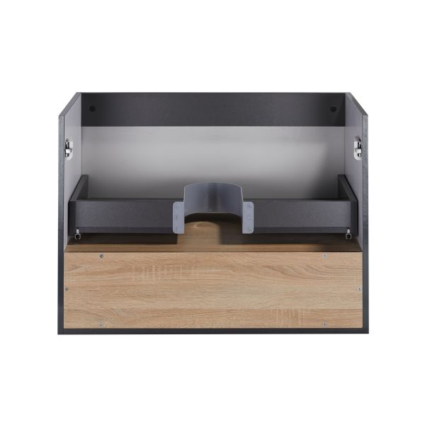 Тумба підвісна Qtap Robin 800х580х500 GRAPHITE/WHITISH OAK QT1374TPВ8002NGWO - фото 8