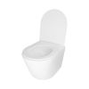 Унітаз підвісний Qtap Swan безободковий Ultra Quiet з сидінням Soft close QT16335179W - фото 4