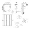 Готове рішення Qtap 6: Душ. кабіна півкругла, 90x90 + Душ. панель + Змішувач для душу - фото 3