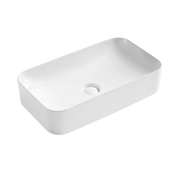 Раковина чаша Qtap Tern 605x350x140 White з донним клапаном QT17112270W