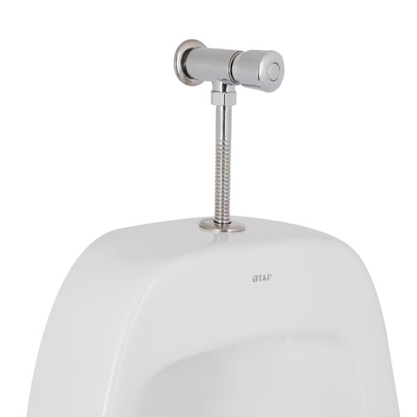 Пісуар підвісний Qtap Crow з краном-дозатором 390х330х660 White QT0588112HW - фото 4