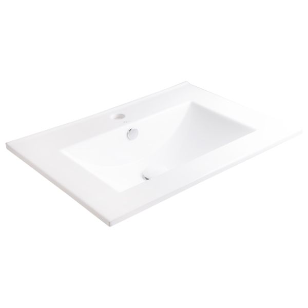 Комплект Qtap Albatross 605х725х460 White тумба підвісна раковина урізна QT0172TP600D3060CW - фото 3