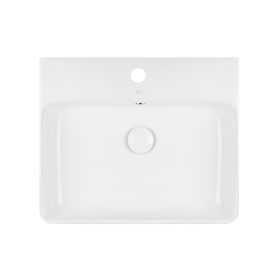 Раковина Qtap Nando 500х420х130 White з донним клапаном QT1211K404AW