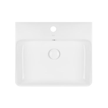 Раковина Qtap Nando 500х420х130 White з донним клапаном QT1211K404AW