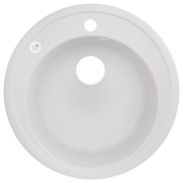 Кухонна мийка Lidz D510/200 WHI-01 (LIDZWHI01D510200) - фото 4