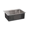 Мийка для кухні інтегрована Lidz Handmade H6050 LDH6050BRU35371 Brushed Steel 3 0 1 0 мм - фото 13