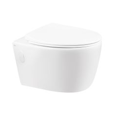 Унітаз підвісний Qtap Leo безобідковий з сидінням Soft close QT11331002ERW