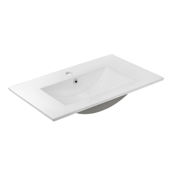 Комплект Qtap Albatross 710х825х460 White тумба підлогова + раковина урізна QT0171TN700D3070CW - фото 6