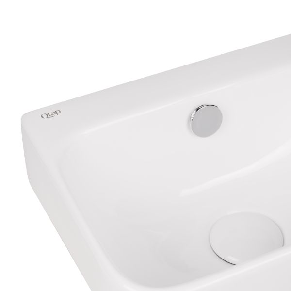 Раковина Qtap Tern 450х260х155 White з донним клапаном QT17115117RW - фото 12