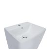 Раковина для підлоги моноблок Qtap Tern 440х380х830mm White з донним клапаном QT1711G302W - фото 6