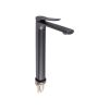 Змішувач для раковини Qtap Slavonice високий QTSLA1042H103B Black Matt - фото 2