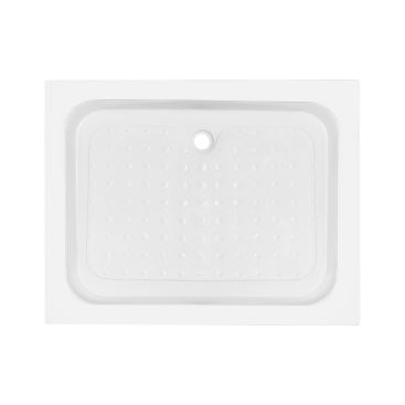 Душовий піддон KAPIELKA ST100x80х14 низький, прямокутний, діаметр зливу 52 мм Lidz