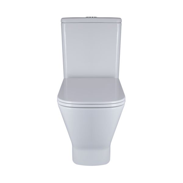 Унітаз-компакт Qtap Cardinal Ultra Quiet безободковий з сидінням Soft-close QT04222168AUQ3W - фото 8