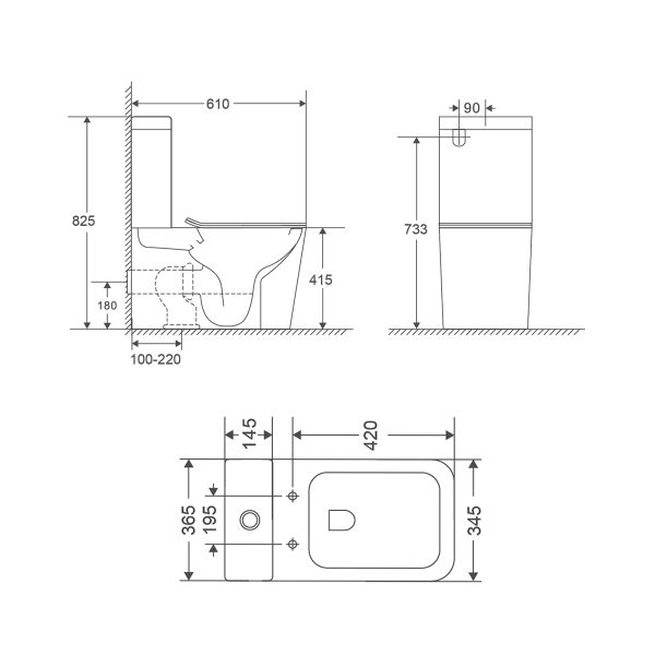 Унітаз підлоговий Qtap Tern Ultra Quiet безобідковий з сидінням Soft-Close QT17222175AUQ1W White