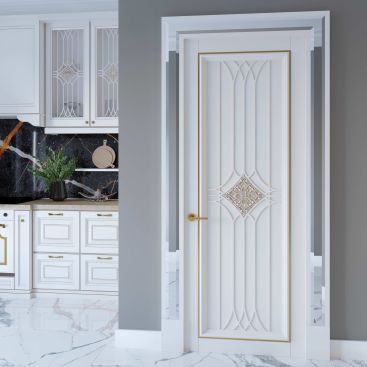 Межкомнатная дверь Velluto в стиле Art Deco из массива дерева