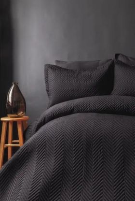 Покрывало Blacky Issimo Home 240X260 см. Чорное