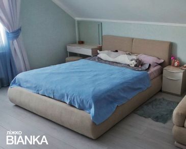 1.NEW. ліжко BIANCA, двоспальне з підйомним механізмом, спальне місце 160 х 200