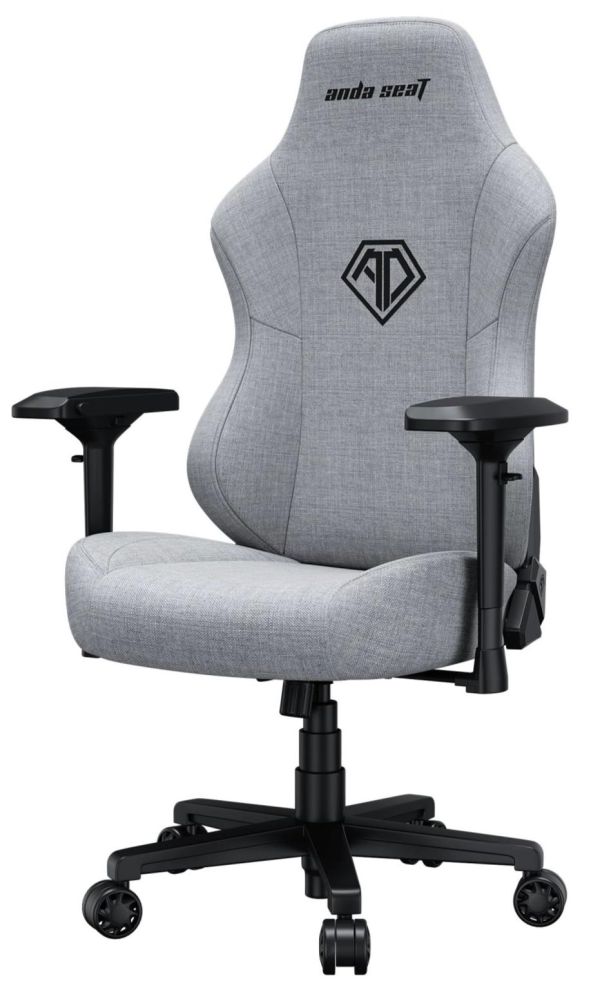 Крісло геймерське Anda Seat Phantom 3 Pro Size L Grey Fabric (AD18YC-06-G-F) - фото 8